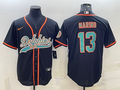 Men's Miami Dolphins Dan Marino #13 Black Game Jersey1 Joint Edition