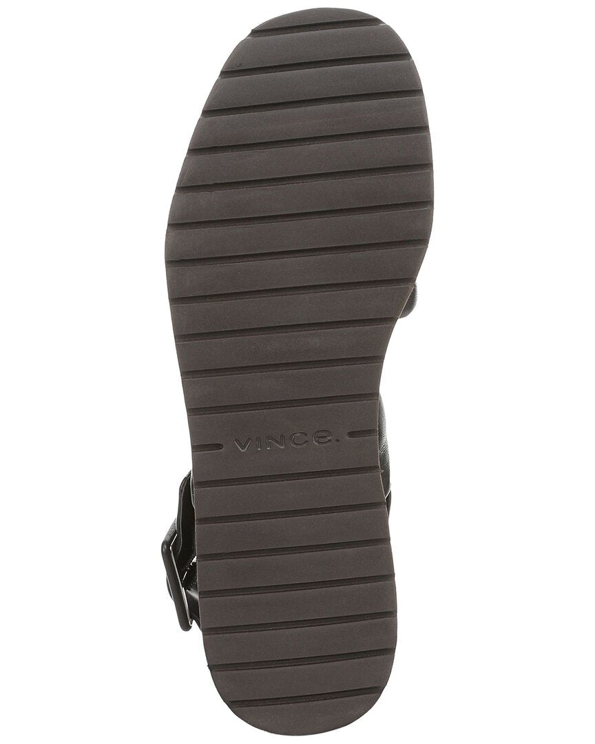 Vince Skylar Leather Wedge Sandal