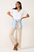 Women's Linen Wide Leg Pants