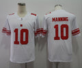 Men's New York Giants Eli Manning #10 White Game Player Jersey1