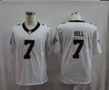 Men's New Orleans Saints Taysom Hill #7 White Game Jersey1