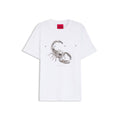 Cotton-jersey T-shirt with spaced-out logo