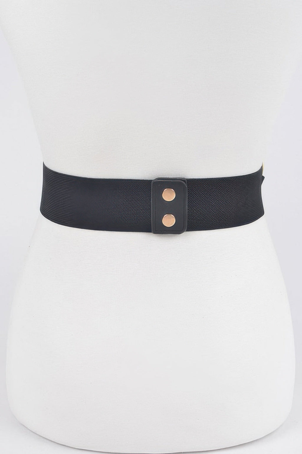 Metal W/rhinestone Elastic Waist Belt