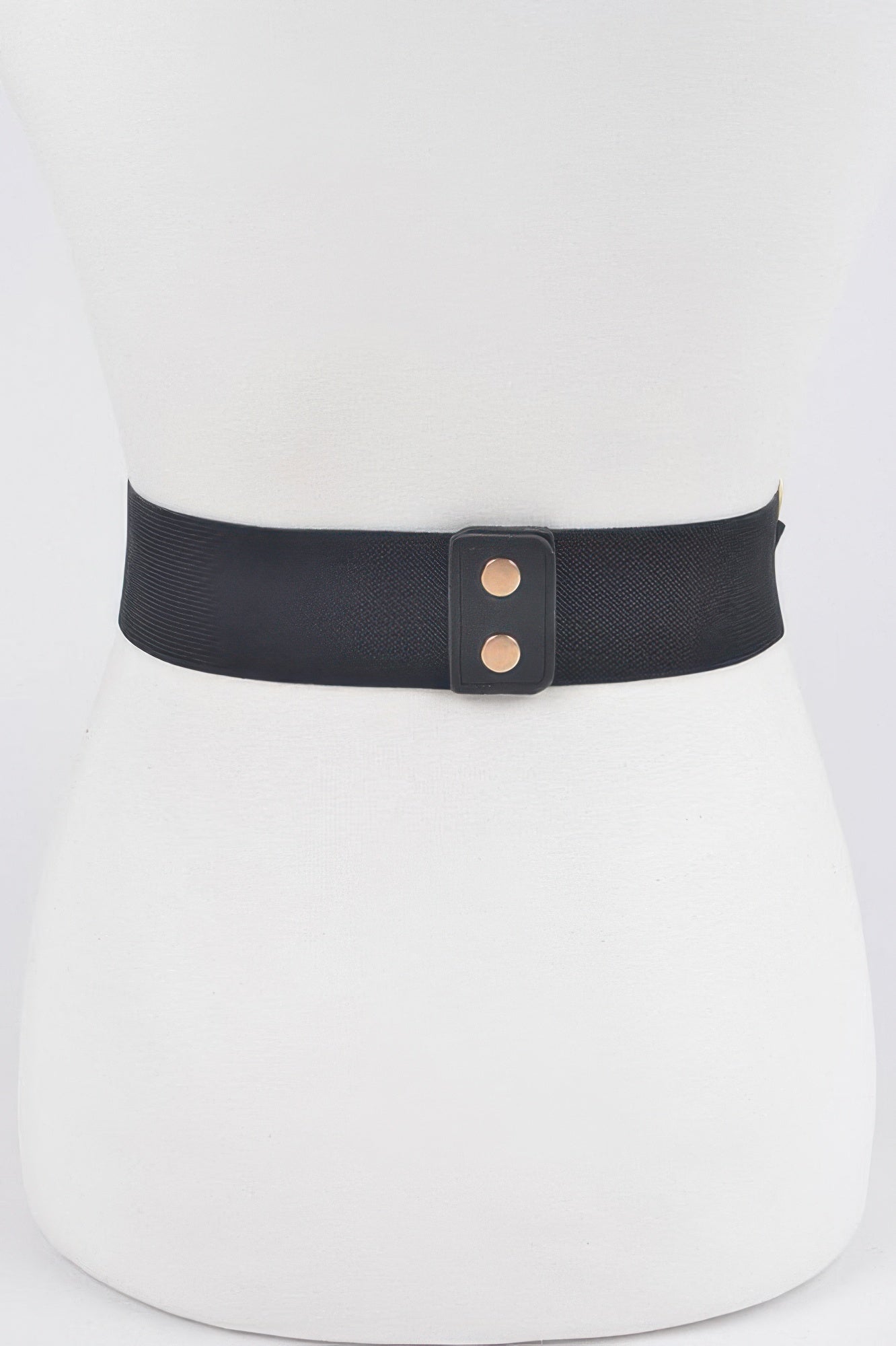 Metal W/rhinestone Elastic Waist Belt