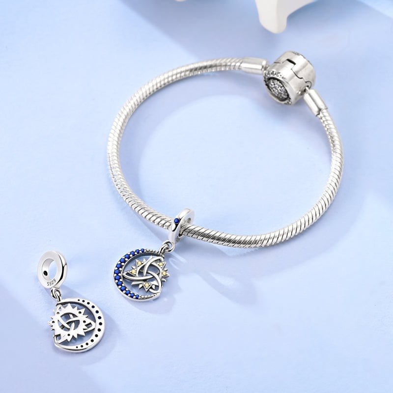 Celtic Sun & Moon Harmony Dangle Charm