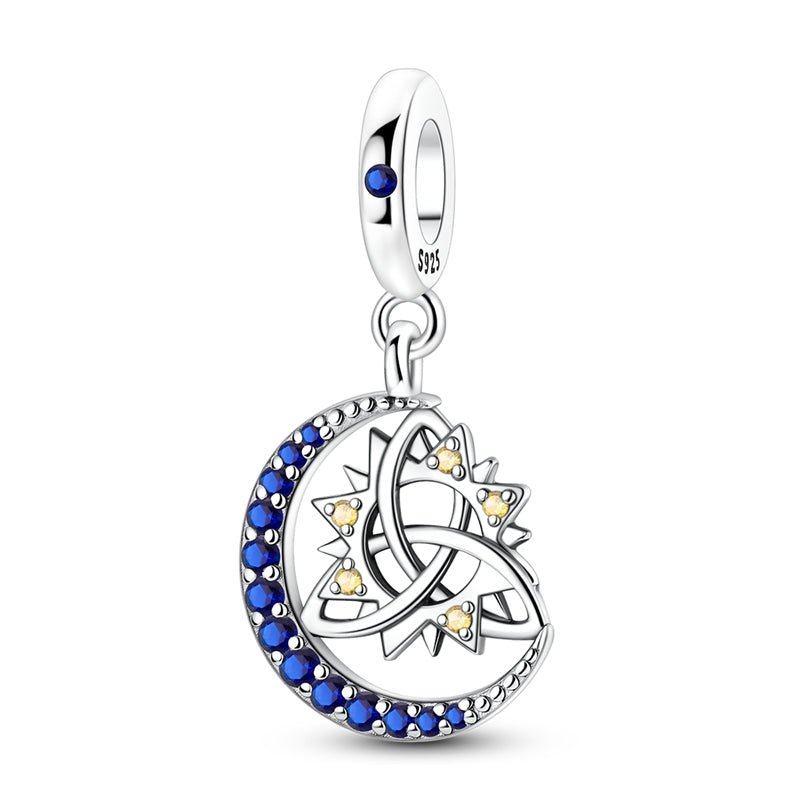 Celtic Sun & Moon Harmony Dangle Charm