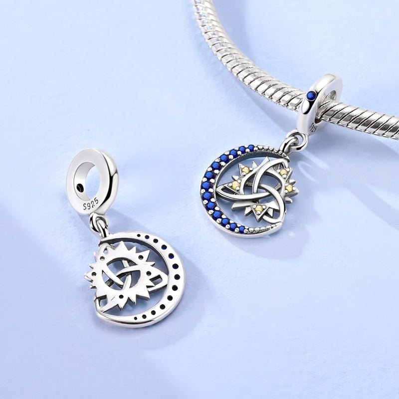 Celtic Sun & Moon Harmony Dangle Charm