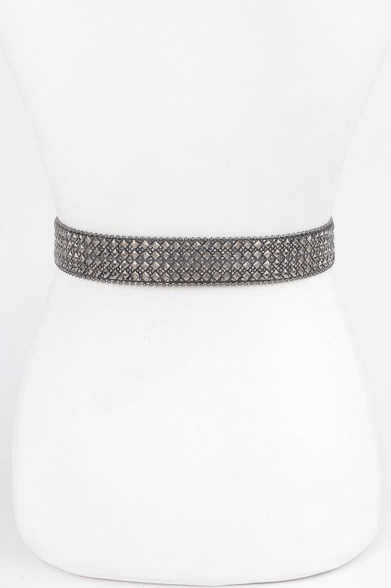 Rhinestone Western Style Plus Size Belt