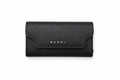 Marni Trunk 6-Hook Leather  Key Case Chain - Black