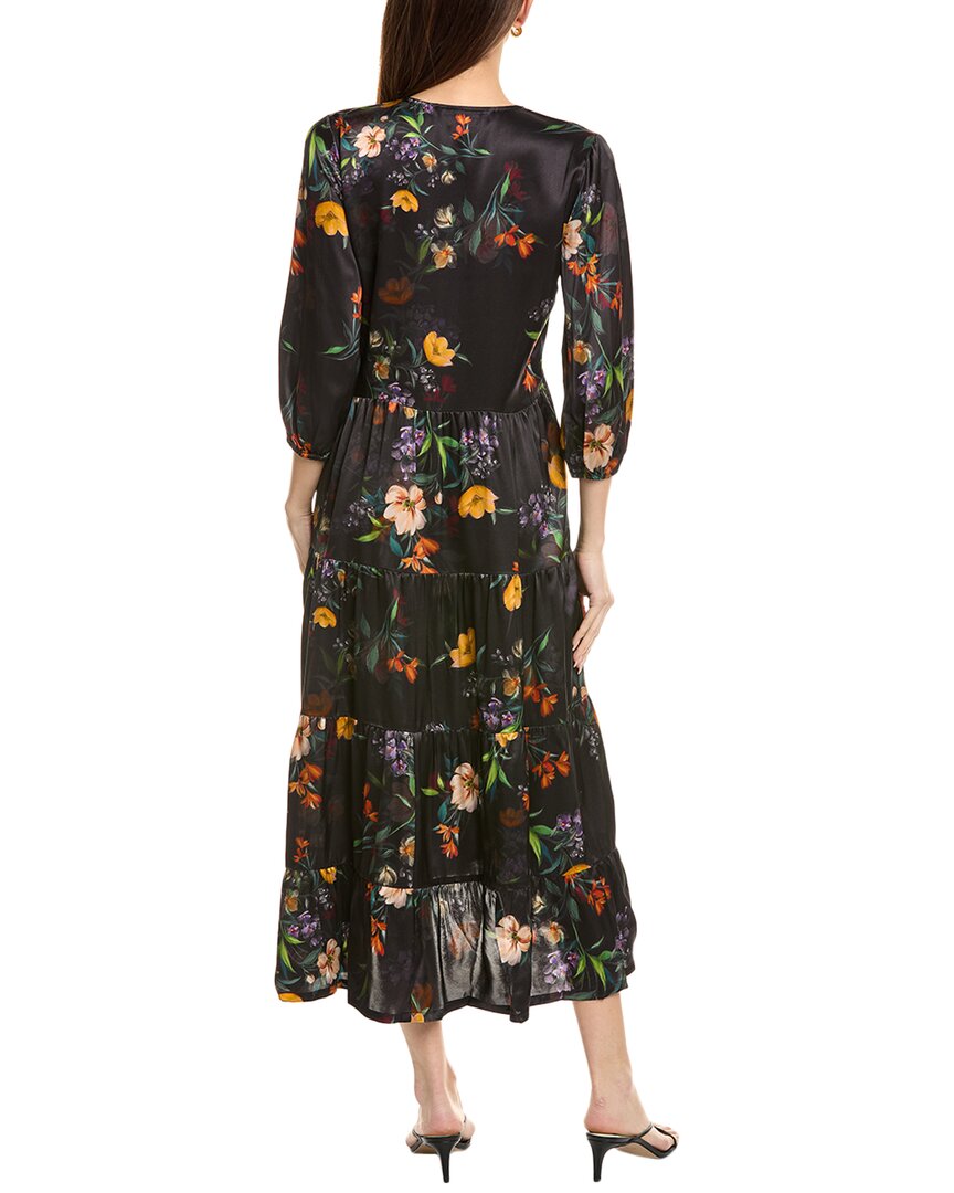 Johnny Was Bishop Sleeve Midi Dress