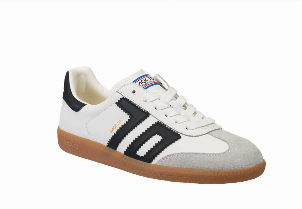 Women's Cloud Sneaker In White Black