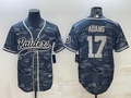 Men's Las Vegas Raiders Davante Adams #17 Grey Camouflage Game Jersey1 Joint Edition