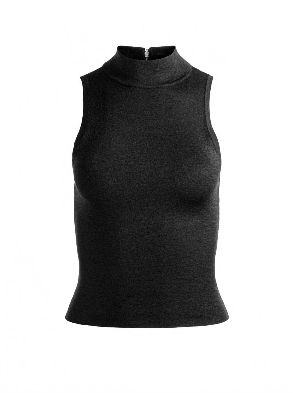 Darcey Metallic Tank Top In Black