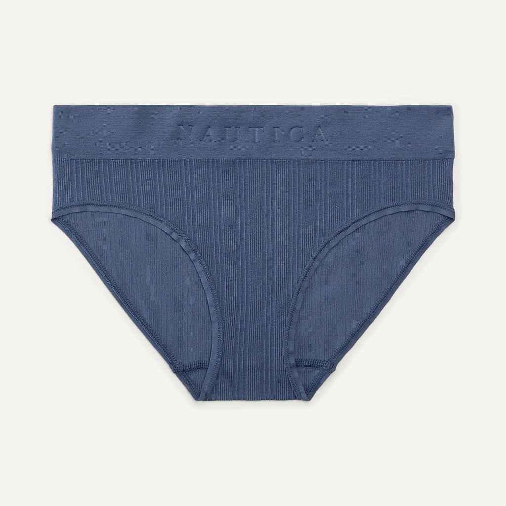 Nautica Womens Ribbed Seamless Hipster Brief, 5-Pack