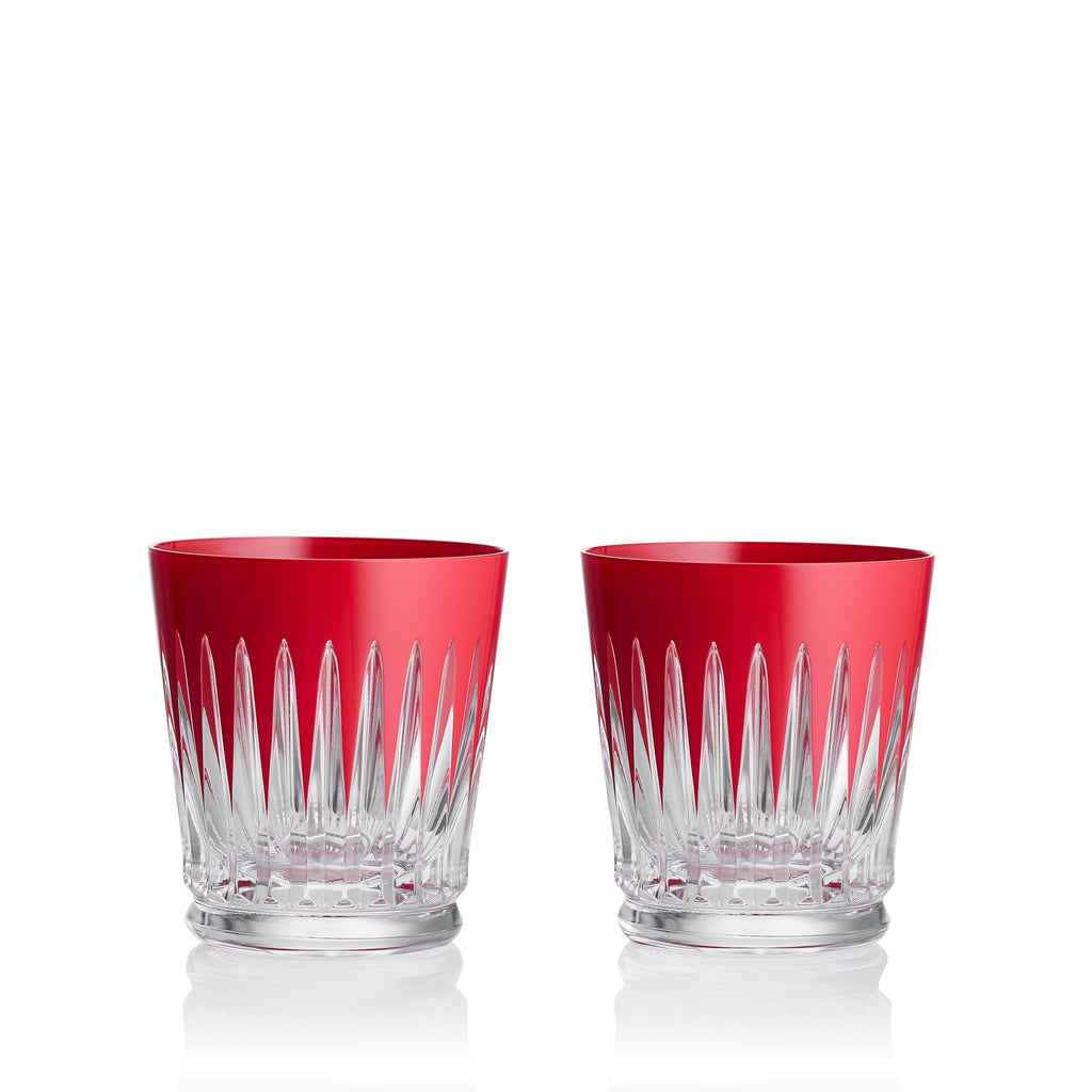 New Year Tumblers Firework, Set of 2, Red