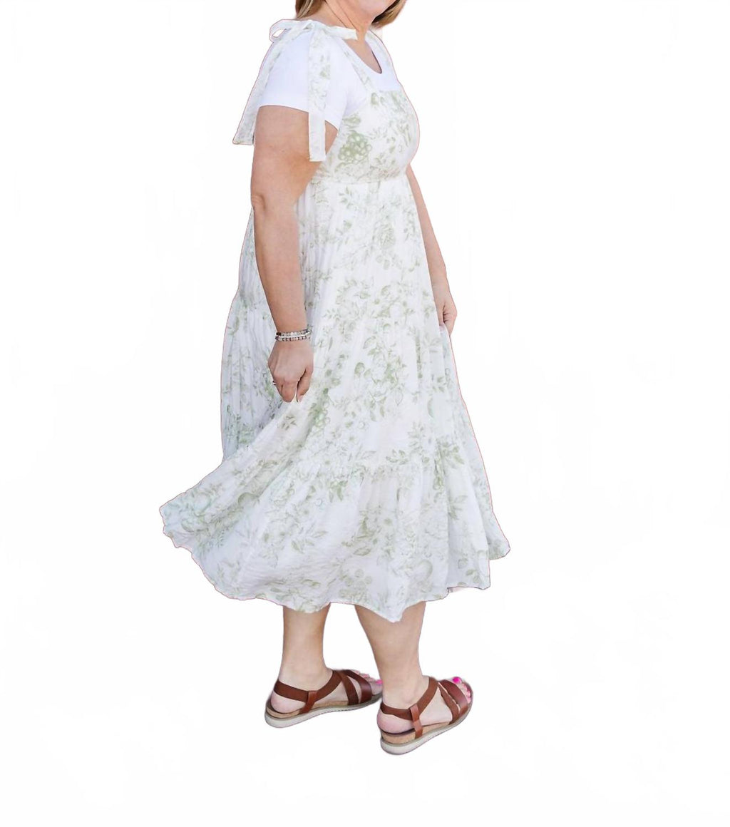 Haley Midi Dress In Green