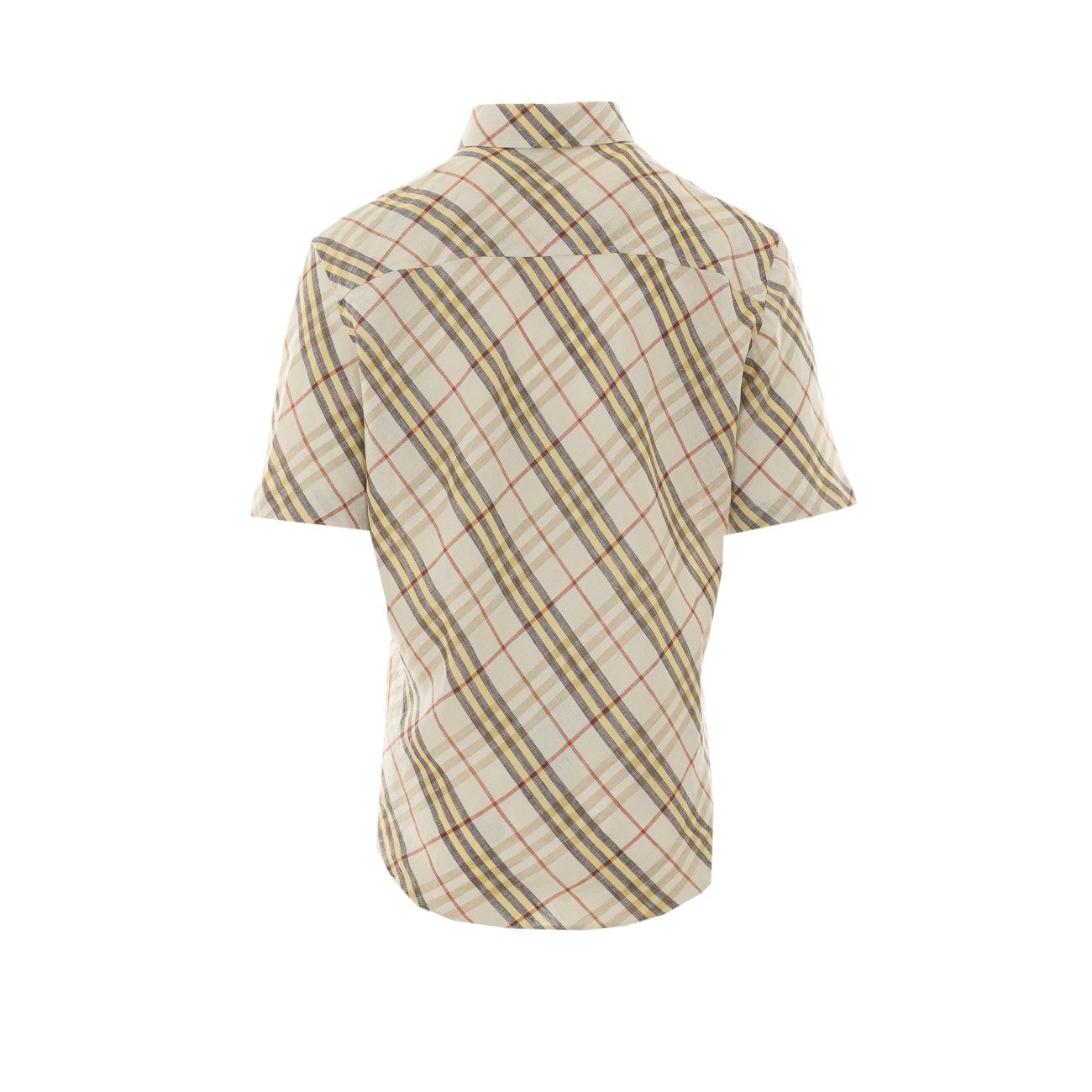 Burberry Men Check Short Sleeves Shirt