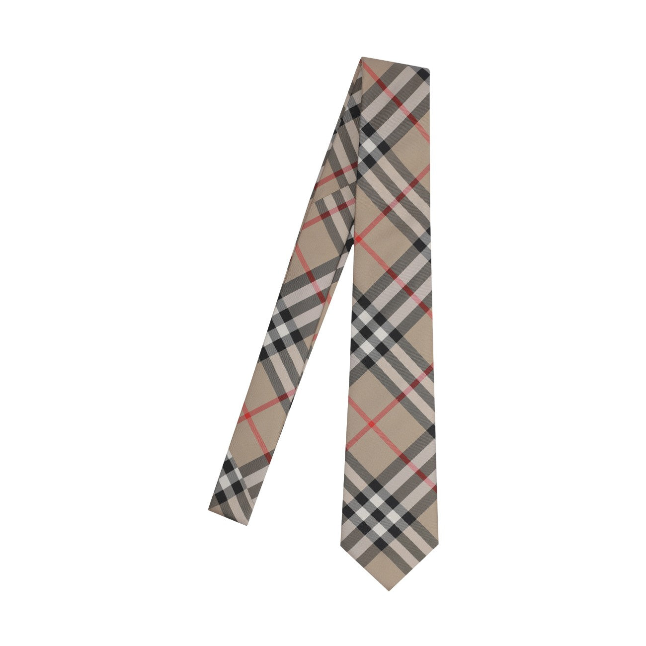 Burberry Men Check Silk Tie
