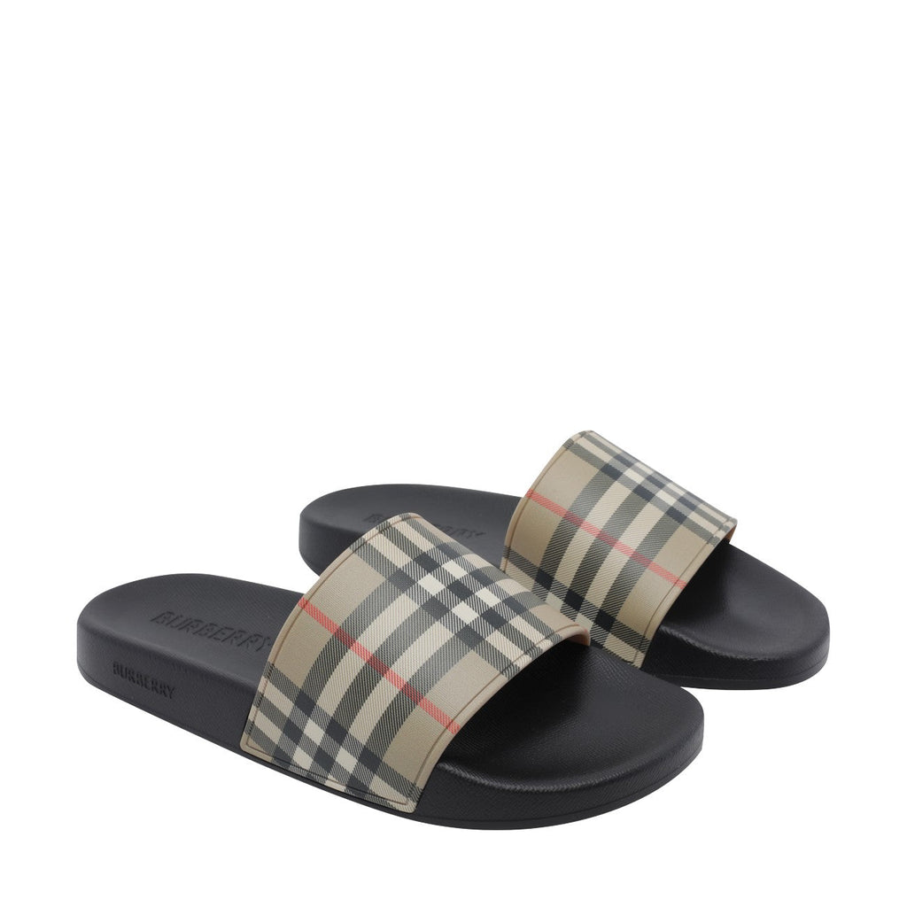 Burberry Men Check Slider