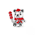 Christmas Teddy Bear Charm