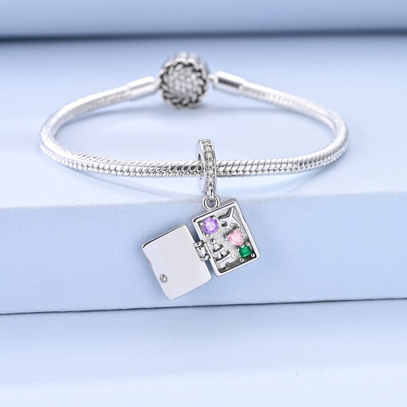 “Citizen of the World” Travel Memory Book Dangle Charm