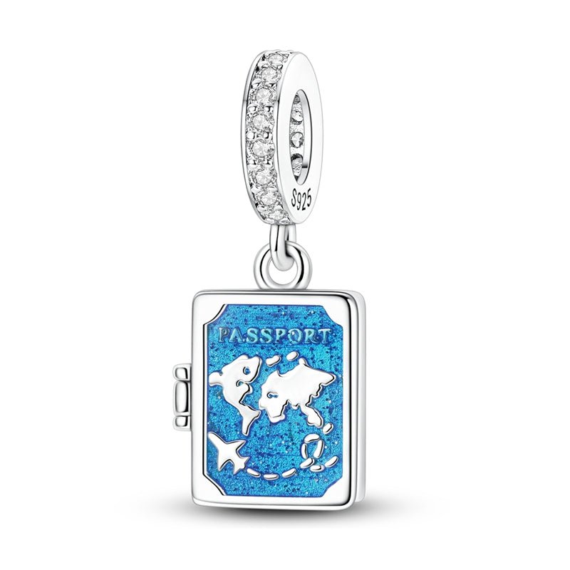 “Citizen of the World” Travel Memory Book Dangle Charm