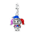 Clown Costume Girl Dangle Charm