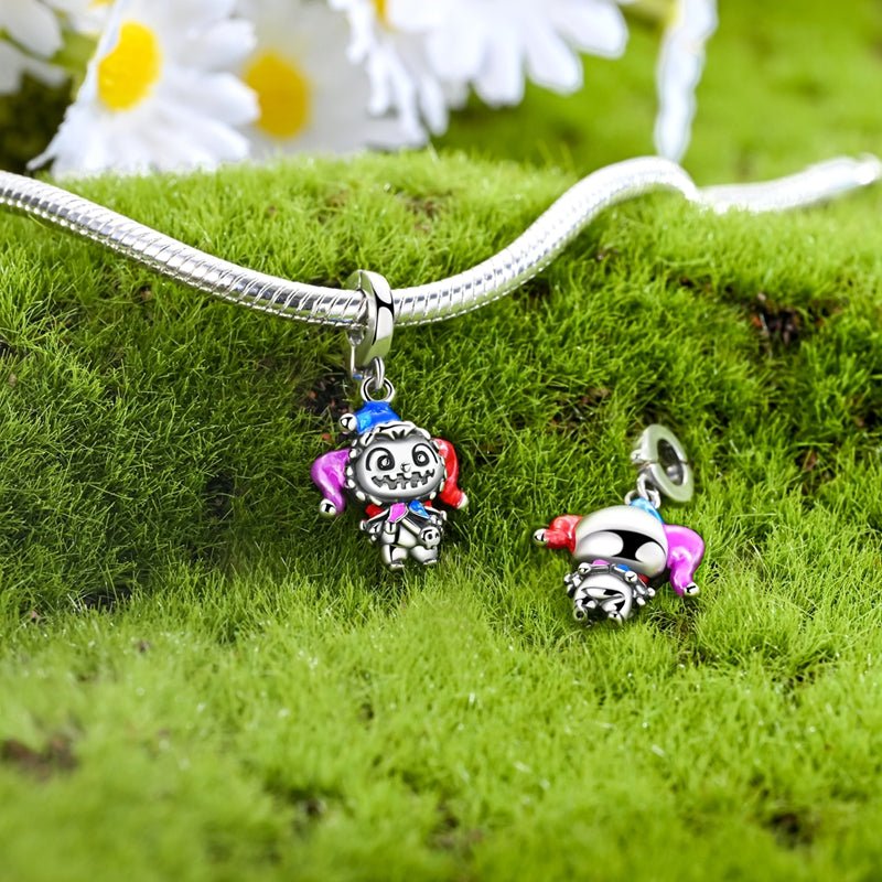 Clown Costume Girl Dangle Charm