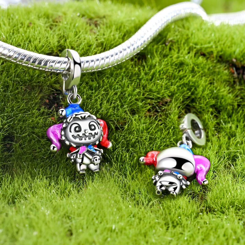 Clown Costume Girl Dangle Charm