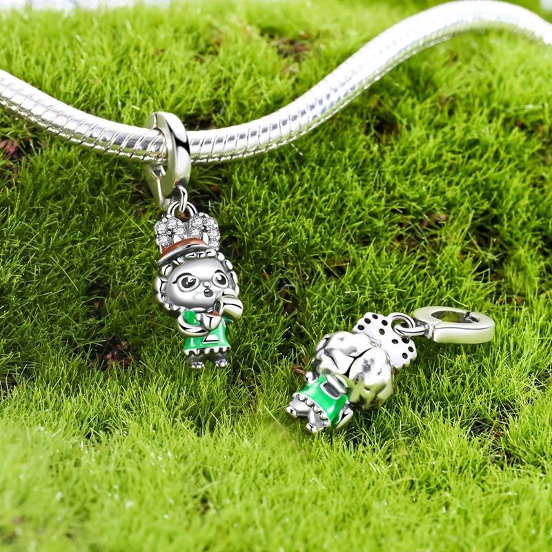 Coffee Time Girl Dangle Charm