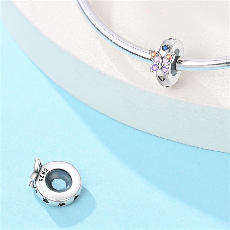 Colorful Butterfly Spacer Charm