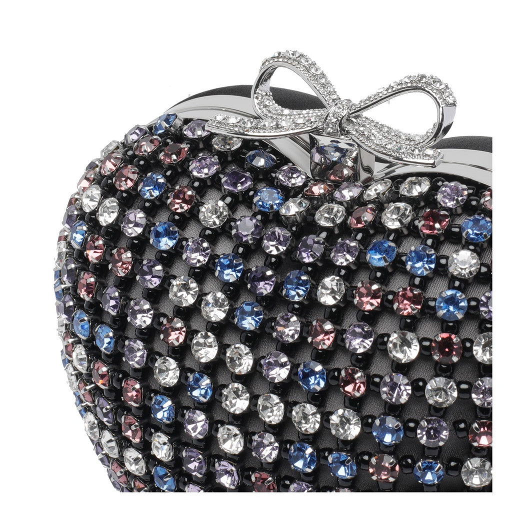 Self Portrait Women Crystal Heart Clutch
