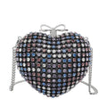 Self Portrait Women Crystal Heart Clutch