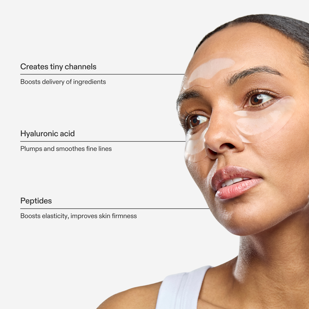CurrentBody Skin Under Eye Microneedling Patches
