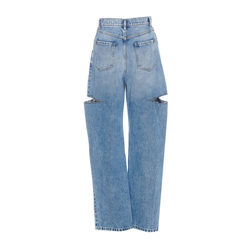 Maison Margiela Women Cut-Out Denim Jeans