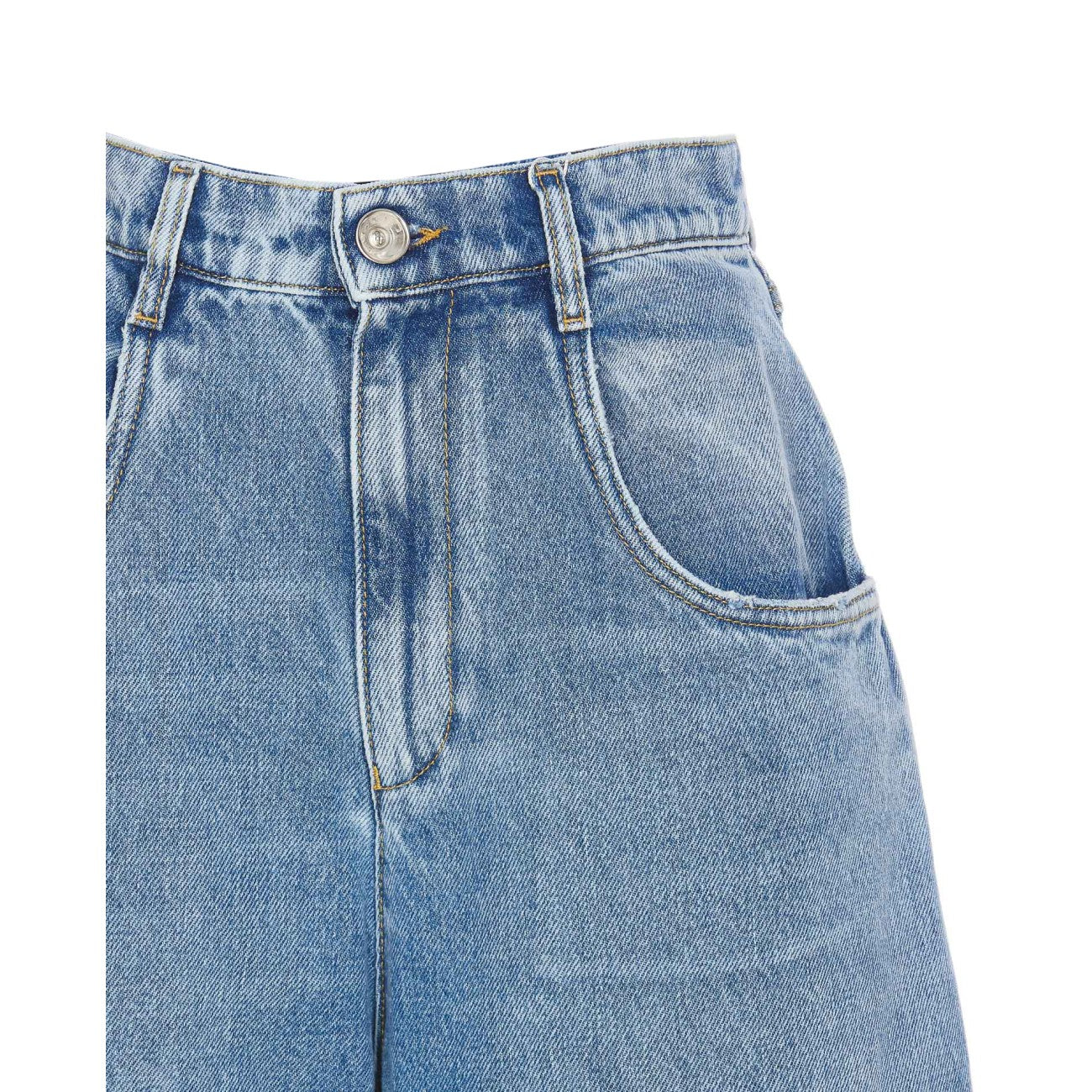 Maison Margiela Women Cut-Out Denim Jeans