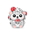 Cute Hedgehog with Mushroom Charm