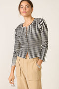 Women's Kara Stripe Pointelle Top