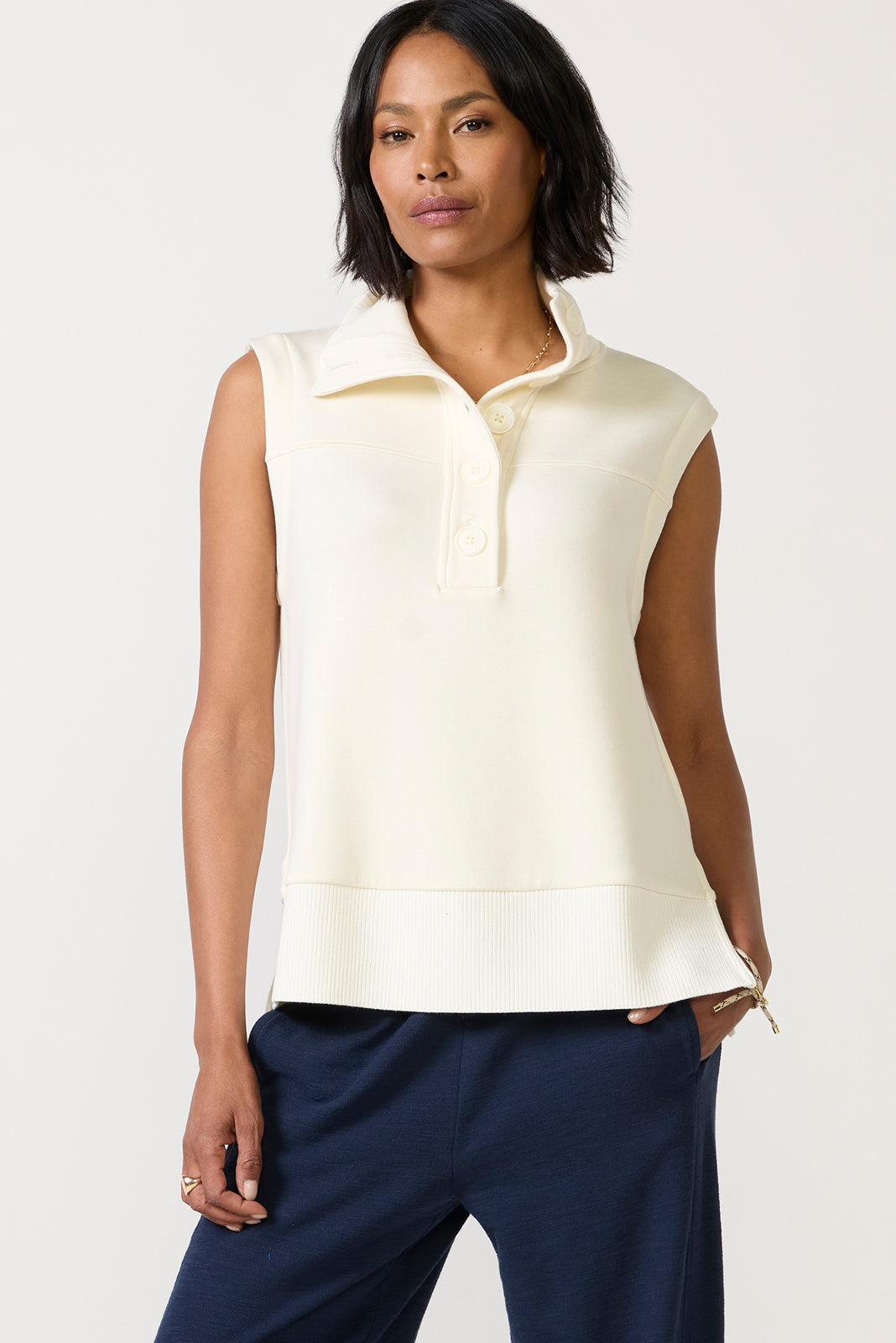 Women's Conall Button Tank Top