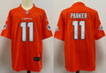Men's Miami Dolphins DeVante Parker #11 Orange Aqua Game Jersey1