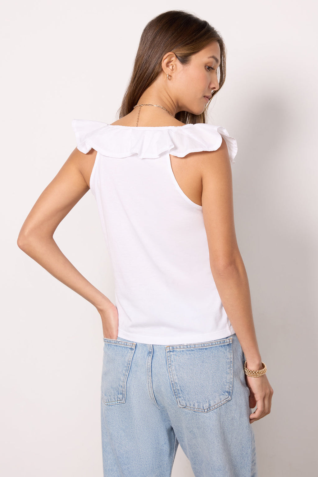 Women's Neah Ruffle Tank Top