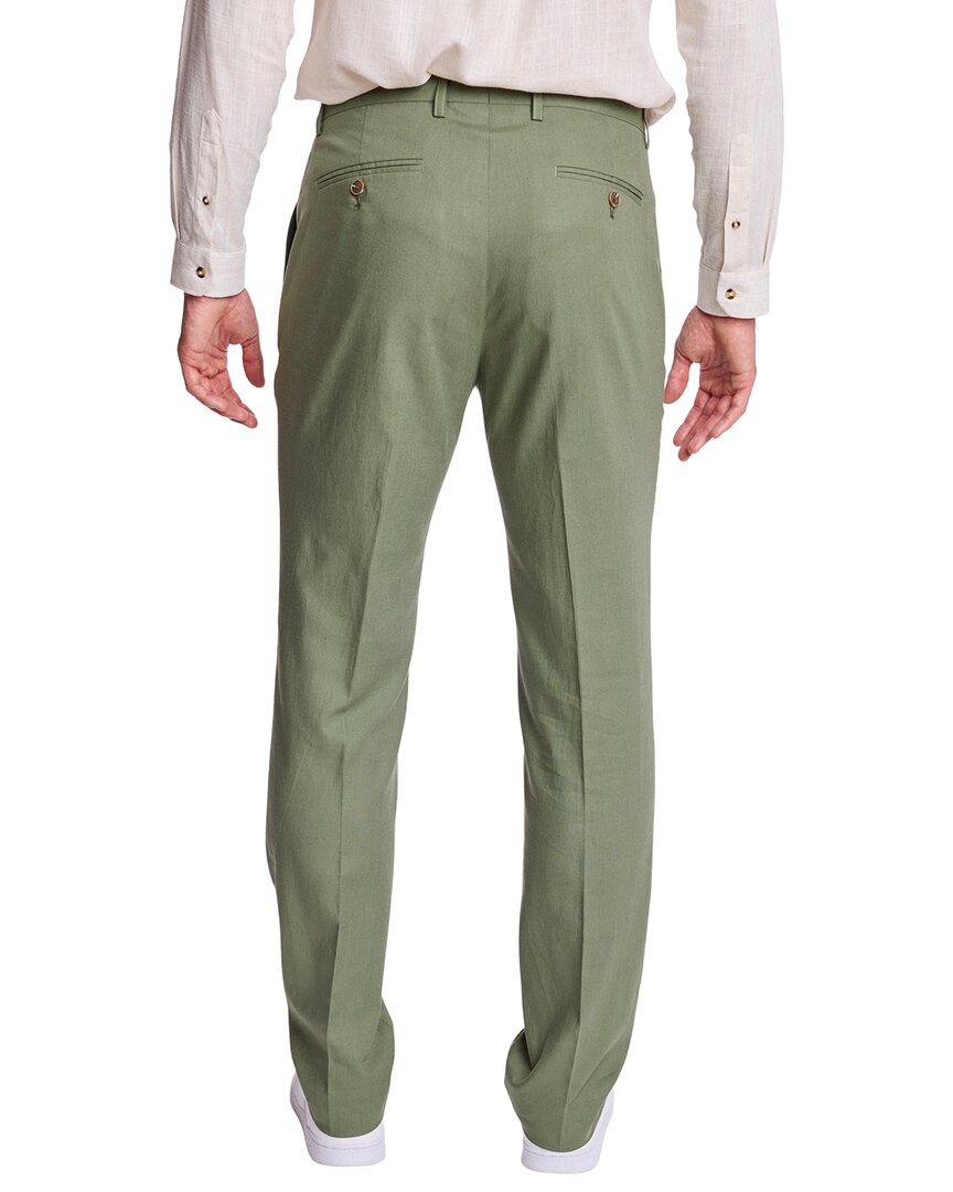 Paisley & Gray Downing Linen-Blend Pant