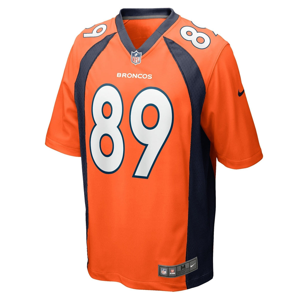 Brandon Johnson Denver Broncos Nike Game   Jersey - Orange