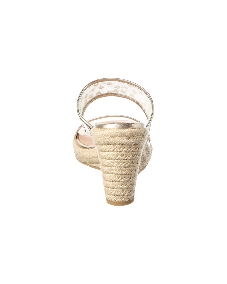 Stuart Weitzman Lily Espadrille Wedge Sandal Canvas