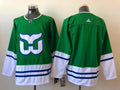 Men's Carolina Hurricanes Green Whalers Primegreen Authentic Blank jersey