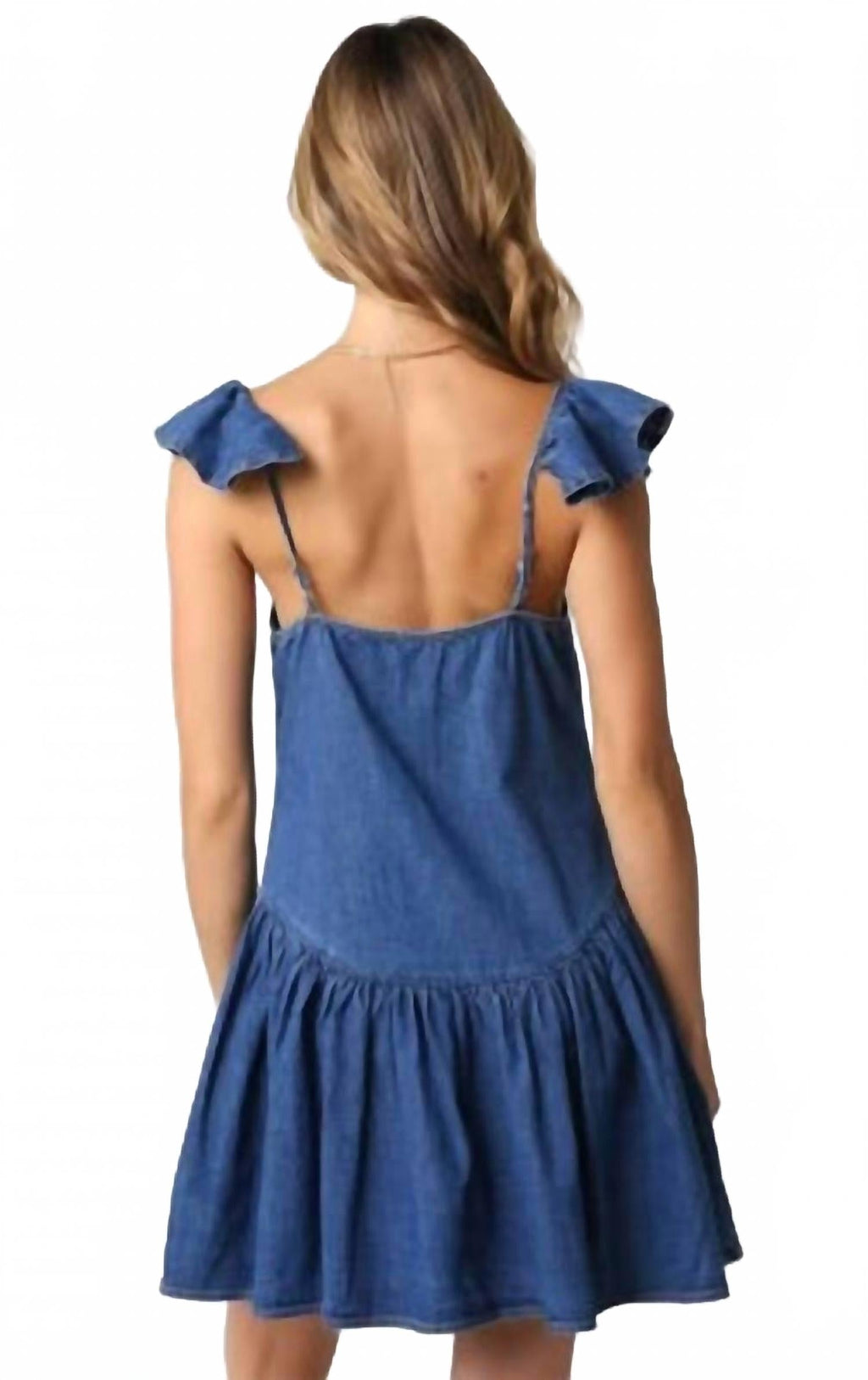 Montana Denim Dress In Blue