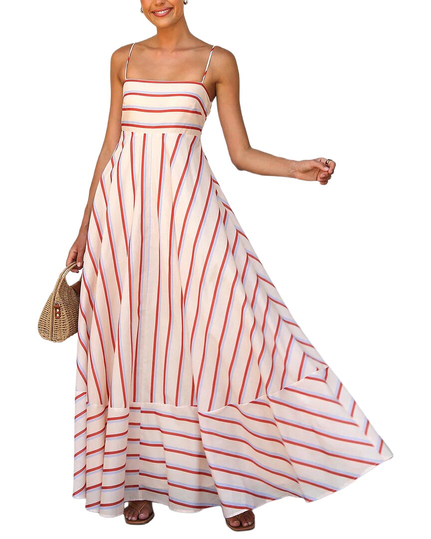 OLOEY Printed Maxi Dress