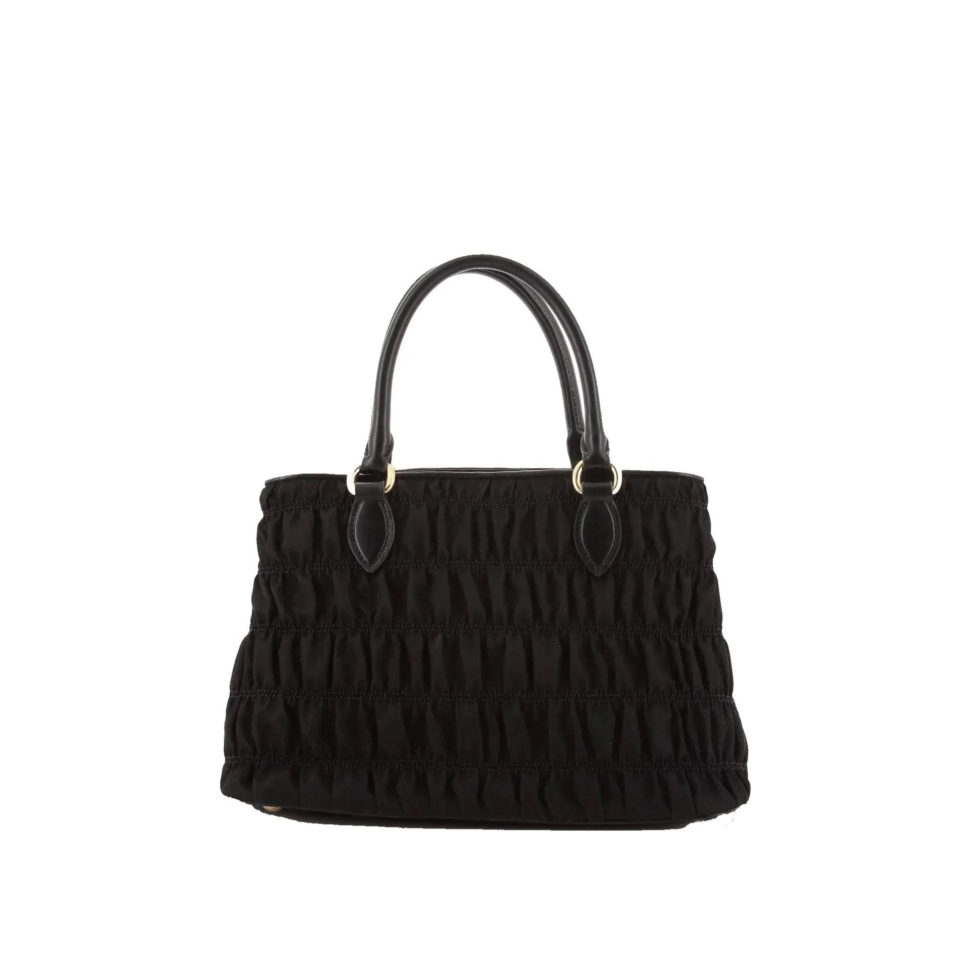 Prada Gaufre Nylon Handbag Women