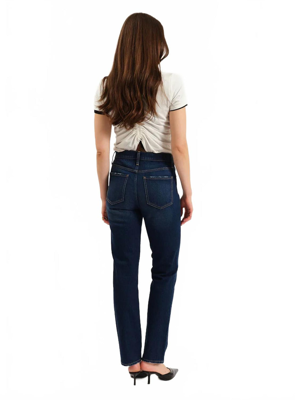 Smarty Pants High Rise Slim Straight Jeans In Vintage Ink