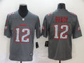 Men's Tampa Bay Buccaneers Tom Brady #12 Gray Alternate Game jersey